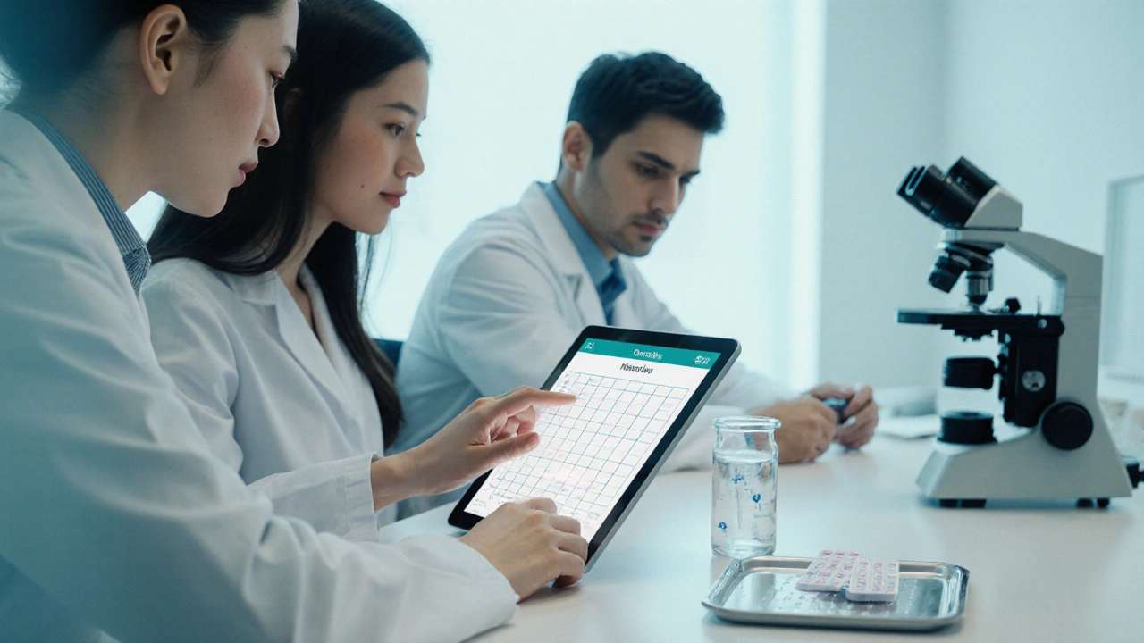 V laboratoři se ukazují bazální tělesná teplota, sperma a testy.