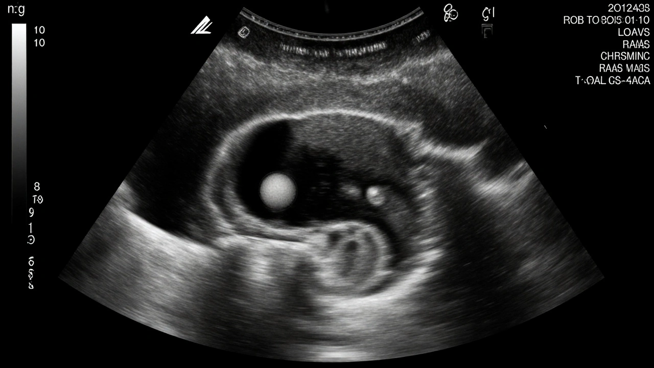 Co je vidět na ultrazvuku v 5 týdnů těhotenství?