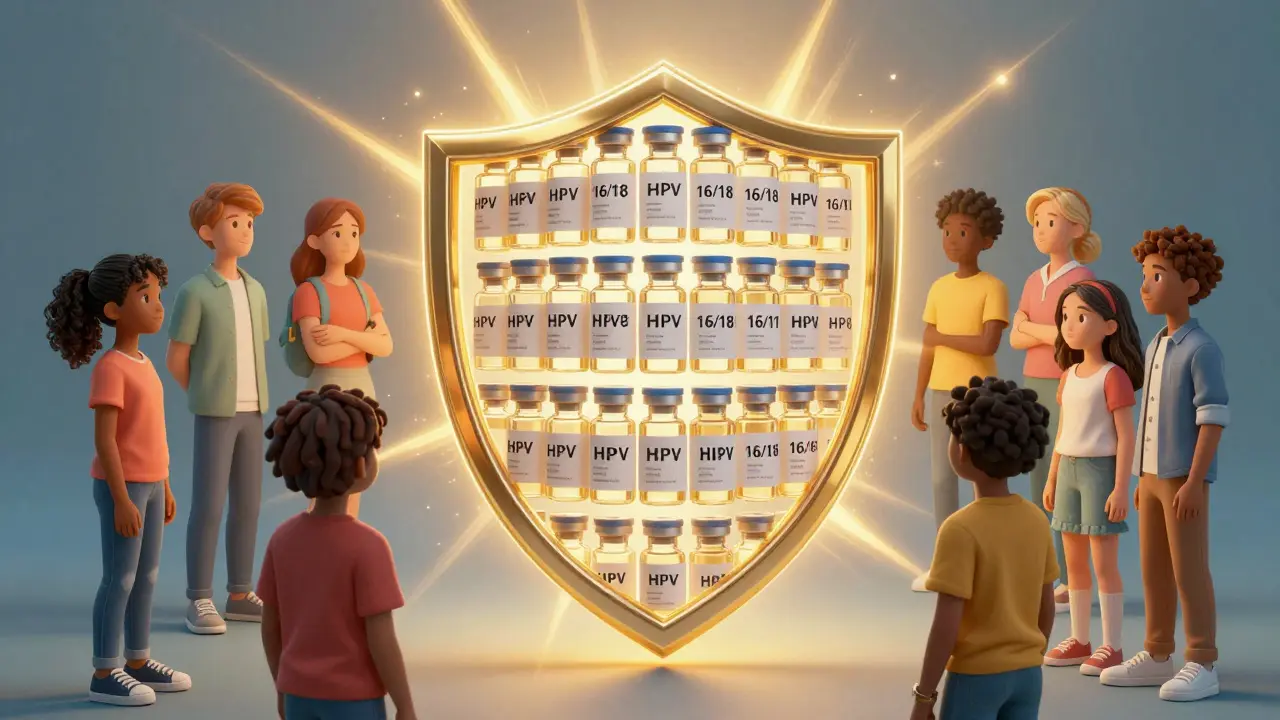 Očkování proti HPV chrání mladé lidi před budoucí rakovinou.