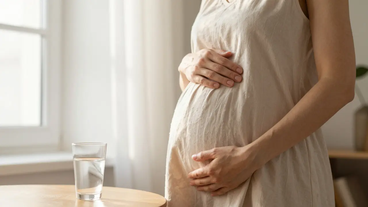 Co znamená, když tvrdne břicho během těhotenství?