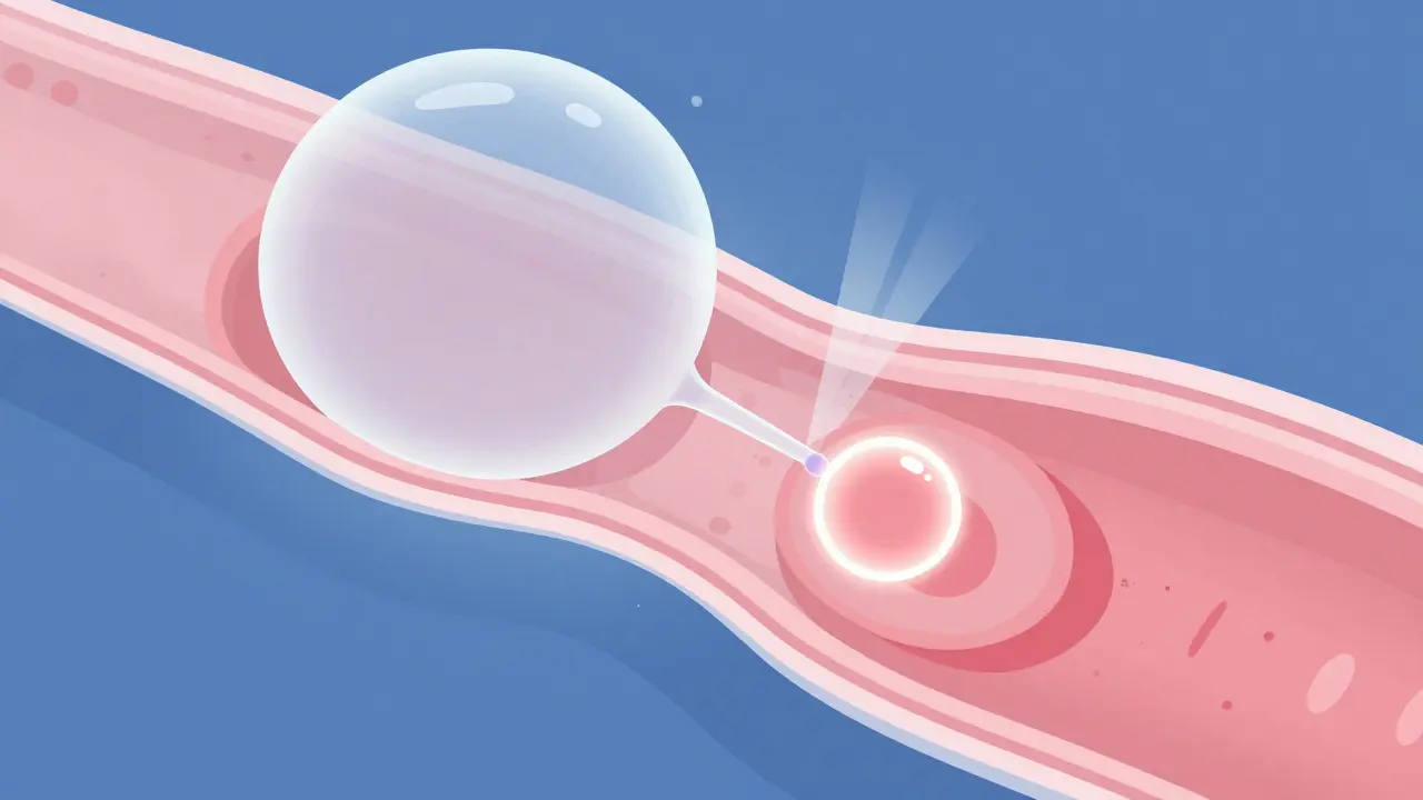 Ilustrace procesu implantace embrya do dělohy a tvorby hormonu hCG